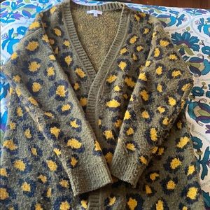 Unique cheetah sweater